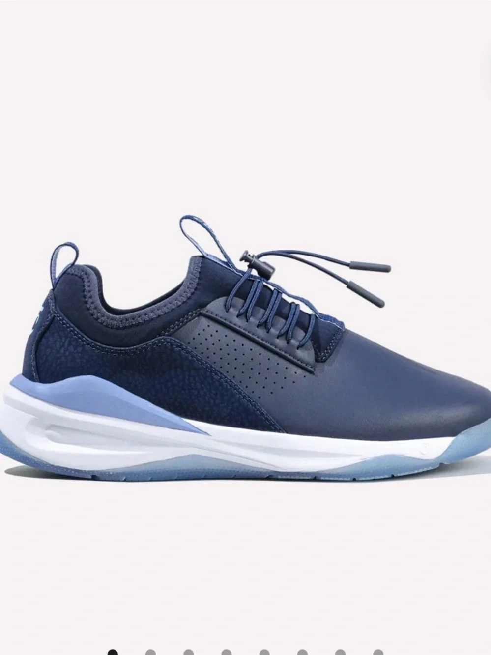 Clove women’s  classic Navy and Light Blue Casual Sneakers nursing shoes